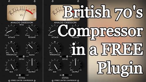 Cool New FREE Fet Compressor Limiter VST Plugin By Analog Obsession