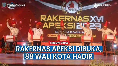 Rakernas Apeksi Dihadiri Walikota Dan Bakal Capres Youtube