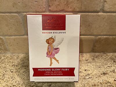 Nib Hallmark Morning Glory Fairy Messengers Ornament Repaint Koc