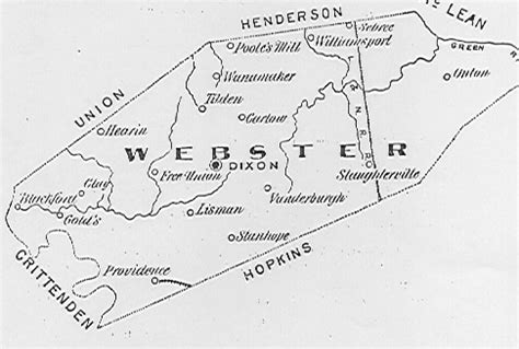 1894 Webster County KY map