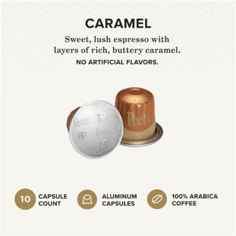 Peets® Espresso Caramel Coffee Pods For Nespresso Original Machines 10 Ct Smiths Food And Drug