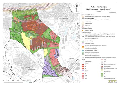 Calam O Montevrain Plu Plan De Zonage Nlc Reglement Graphique Plu