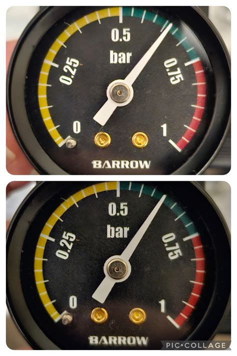 (Air Leak Test) - bottom image is 30 min after first image, is this