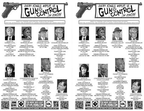 Every Single Aspect Of Gun Control Is Jewish Gtv Flyers