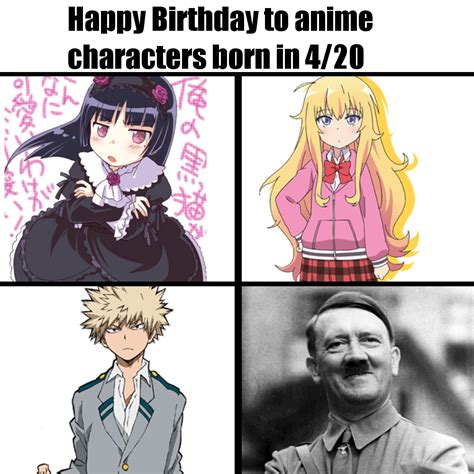 Which Anime Characters Birthday Is Today Most anime characters have ...