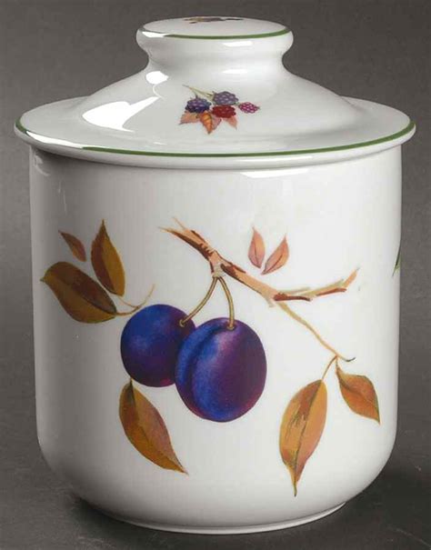 Evesham Vale Medium Canister And Lid By Royal Worcester Replacements Ltd