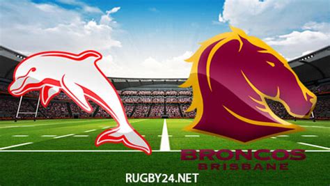 Dolphins Vs Brisbane Broncos Full Match Replay Mar 24 2023 Nrl Watch Rugby Full Match