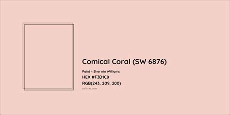 Sherwin Williams Comical Coral Sw 6876 Paint Color Codes Similar