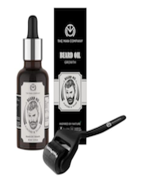 Buy The Man Company Set Of Beard Booster Almond Thyme Beard Oil 30ml