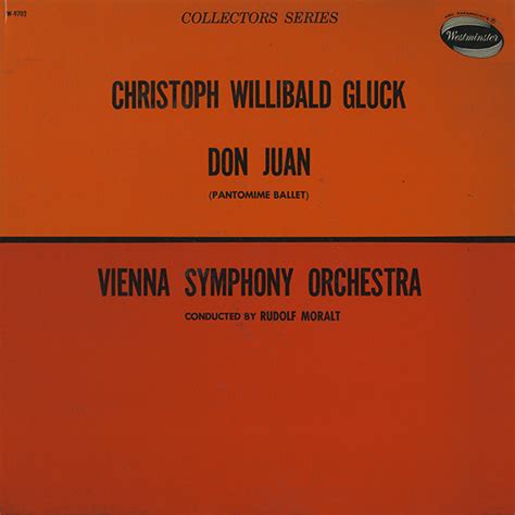 Christoph Willibald Gluck Vienna Symphony Orchestra Conducted By