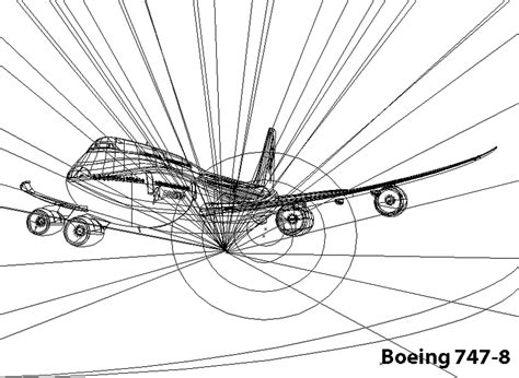 Vector Boeing 747-8 Outline by LuigiLA on DeviantArt