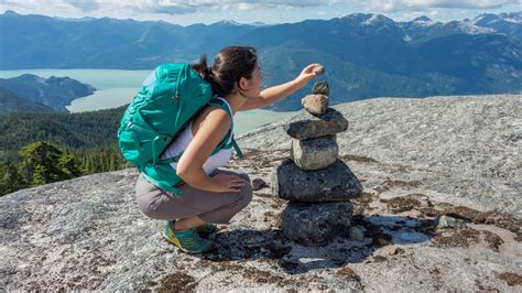 Should you knock over that rock cairn? It depends where you're hiking ...