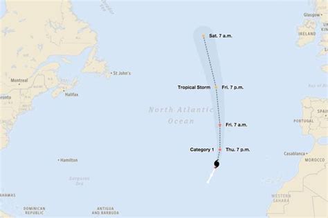 Rare January Hurricane Forms In The Atlantic WSJ