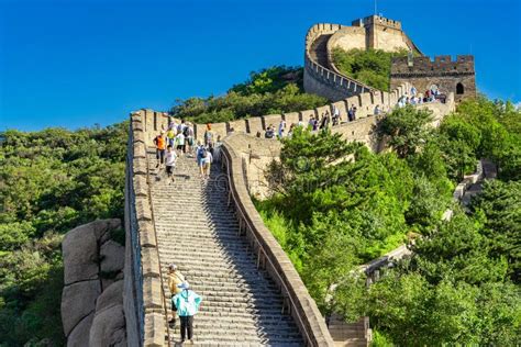 Great Wall Ruins In Beijing Editorial Stock Photo Image Of Vista