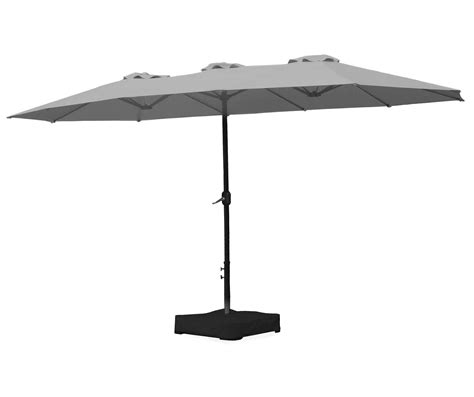 Wilson & Fisher 15' Triple Vent Market Patio Umbrella with Base | Big Lots