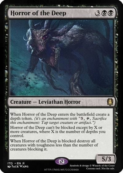 Horror of the deep : r/custommagic