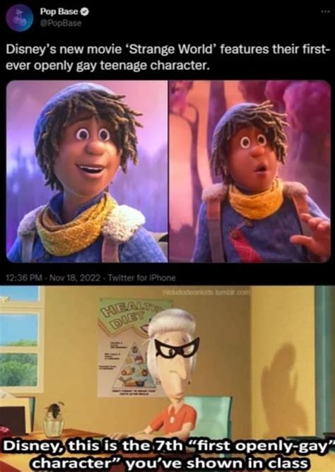Pop Base Disney S New Movie Strange World Features Their First Ever Openly Gay Teenage