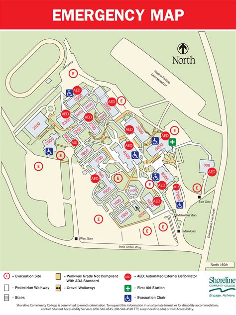 Evacuation Map | Shoreline Community College