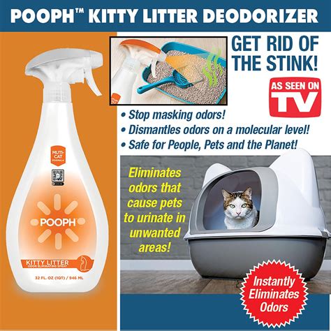 POOPH Kitty Litter Odor Eliminator Spray | Collections Etc.