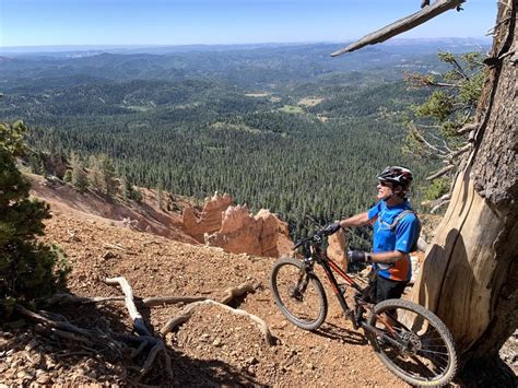 Virgin River Rim Trail Mountain Bike Trail Springdale Utah