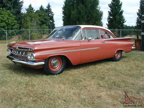 59 Chevy Biscayne 2d Sedan Original Paint Nostalgia Racer