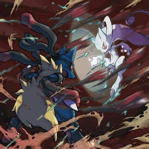 Mega Lucario vs Mega Mewtwo | Pokemon Battle