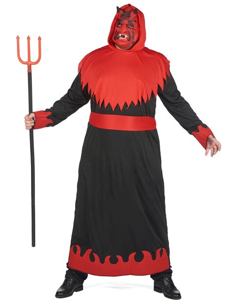 Disfraz De Diablo Del Infierno Para Hombre Talla Grande Halloween