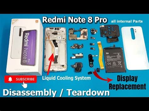 Redmi Note 8 Pro Disassemble Teardown Display Replacement