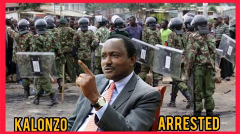 Breaking Ruto S Police Arrests Kalonzo Musyoka At His House Karen