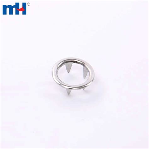 11mm Metal Prong Snap Ring Buttons Fastener