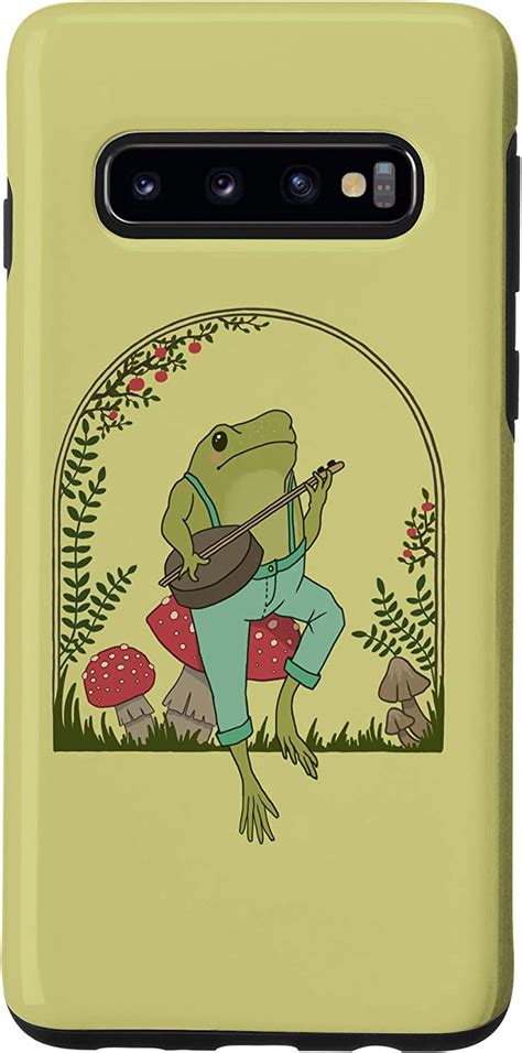 Amazon Galaxy S Cottagecore Aesthetic Frog Playing Banjo On