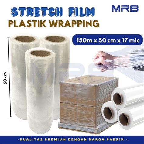 Jual Plastik Wrapping Barang Bening 150m X 50cm Stretch Film 17