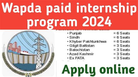 Wapda Internship Program 2024 Monthly Stipend 35000 Pkr