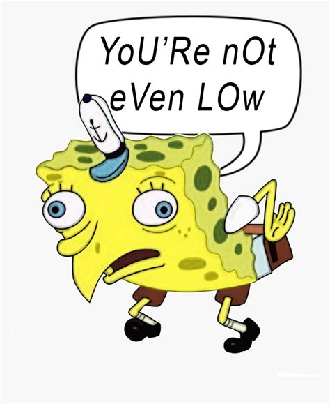 Image Of Mocking Spongebob Slap - Meme Stickers, HD Png Download , Transparent Png Image - PNGitem