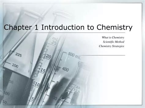 Ppt Chapter 1 Introduction To Chemistry Powerpoint Presentation Free Download Id 1749486