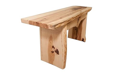 Live Edge Wooden Bench Solid Wood Dining Bench Rustic Home Décor