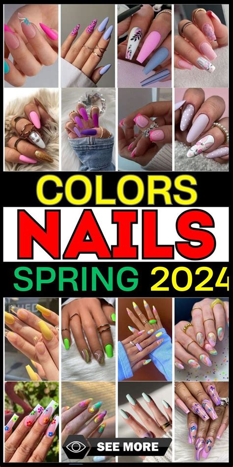 Bright Pastel Nails Spring 2024 S Fashion Statements In 2024