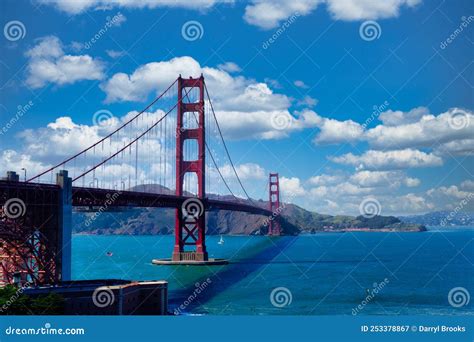 View Of The Golden Gate Bridge In San Francisco Editorial Photography