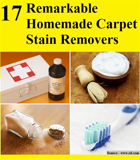 17 Remarkable Homemade Carpet Stain Removers - HOME and LIFE TIPS