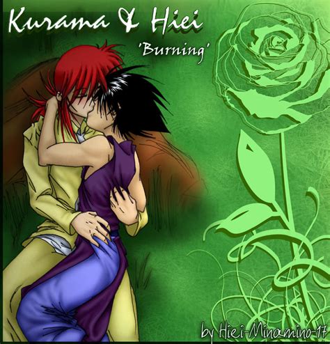 Hiei x Kurama - Burning by Callyzah on DeviantArt