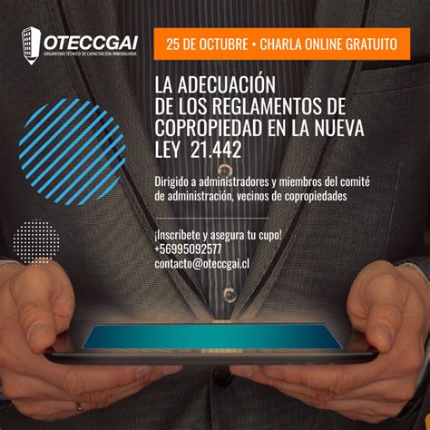 Charla Gratuita La Adecuación De Los Reglamentos En La Nueva Ley De