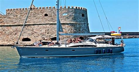 Heraklion Luxury Sailing Trip To Dia Island Up To 14 Guests