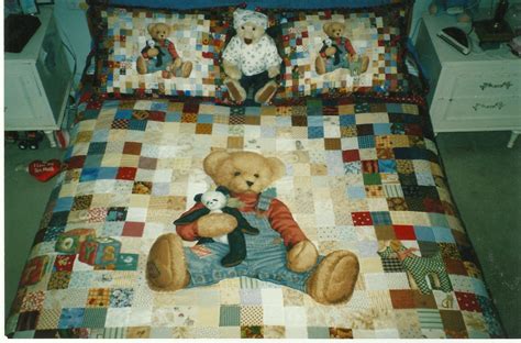 Patchwork Teddy Bear Quilt Pattern