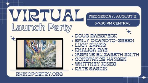 Events — RHINO — RHINO Poetry Virtual Launch Party 2023