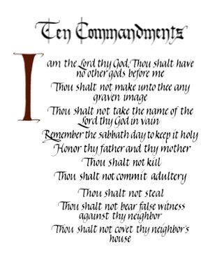 ️ Ten commandments kjv. 10 Commandments List. 2019-01-12