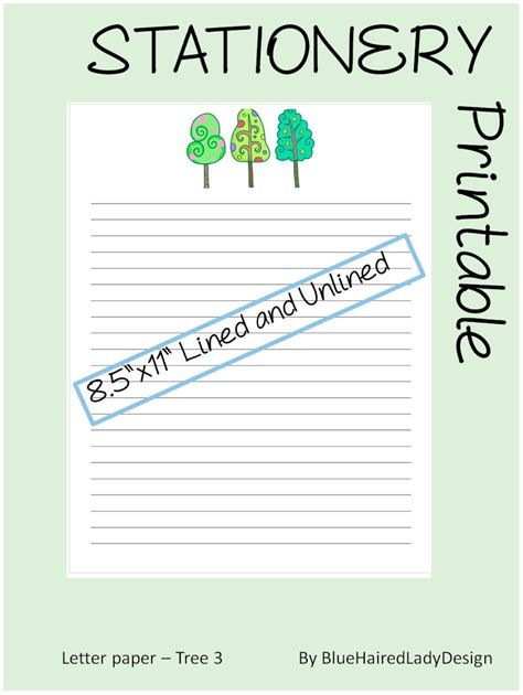 Free Printable Tree Writing Paper Download Free Printable Tree Writing