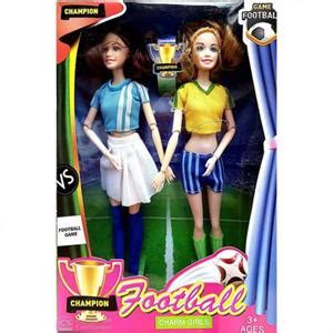 Barbie Futbolcu Kızlar Sonsuz Hareketli Futbolcu Kız İkili Oyuncak Bebek