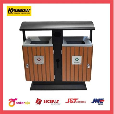 Jual Krisbow Tempat Sampah Daur Ulang Tempat Sampah Stainless Motif