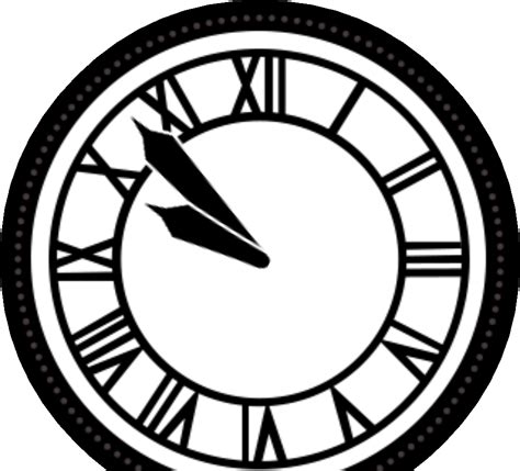 Download Back To The Future Clock Tower Black Clipart (#1427918 ...