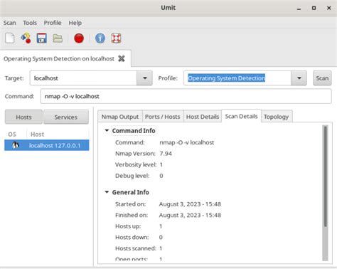umit nmap frontend linuxlinks
